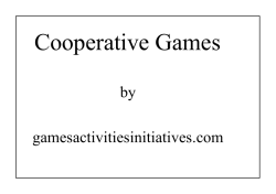 Cooperative Games - Project Nature-Ed