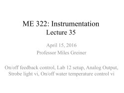 ME 322: Instrumentation Lecture 6