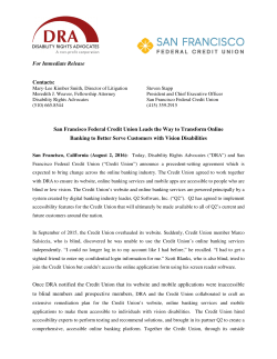 San Francisco Federal Credit Union Leads the Way to Transform