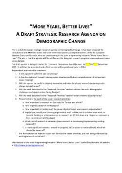 6. Seven Priority Research Topics