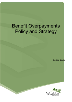 Benefit Overpayments Policy and Strategy