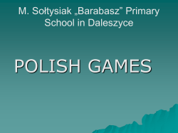 Playground Games for Polish Children