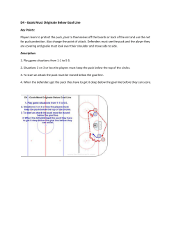 D4 - Goals Must Originate Below Goal Line