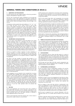 general terms and conditions (e 2016:1)