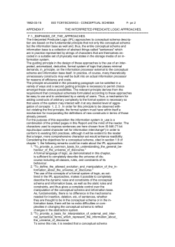 Appendix F. THE INTERPRETED PREDICATE LOGIC
