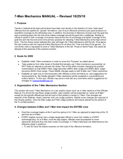 7-Man Mechanics MANUAL