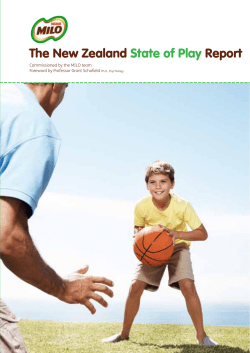 The New Zealand State of Play Report