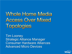 CON-T476 Whole Home Media Access Over Mixed