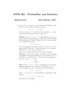 MTH 202 : Probability and Statistics