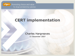 Changes to the accreditation of measures between EEC2 and CERT