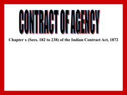 contract-of-agency