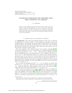 INVARIANCE PRINCIPLES FOR ITERATED MAPS THAT