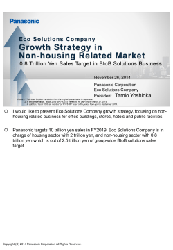 I would like to present Eco Solutions Company growth strategy