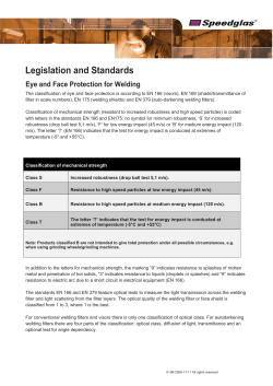 Legislation and Standards