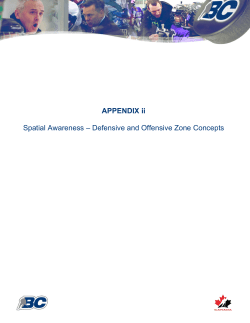 Defensive and Offensive Zone Concepts