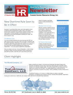 New Overtime Rule Soon to Be in Effect Client Highlight