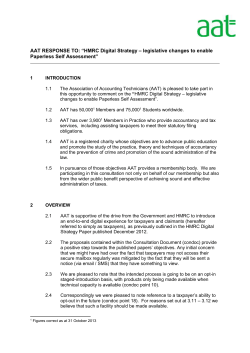 legislative changes to enable Paperless Self Assessment