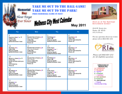 May 2011 TAKE ME OUT TO THE BALL GAME! TAKE ME OUT TO