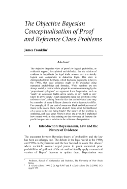 The Objective Bayesian Conceptualisation of Proof and Reference
