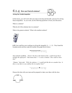 In this lesson, you will work with your team to develop and describe