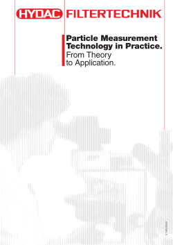 Particle Measurement Technology in Practice. From Theory to