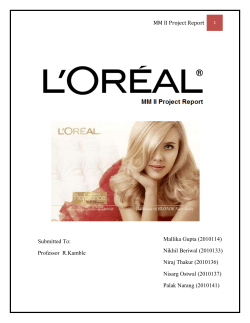 MM II Project Report - Management Paradise