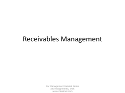 Receivables-Management