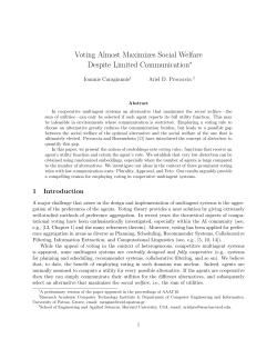 Voting almost maximizes social welfare despite limited