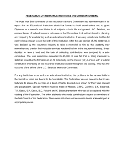 Federation Of Insurance Institute(FII)
