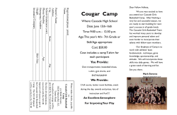 Cascade Girls Basketball Camp