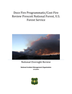 Doce Fire - USDA Forest Service