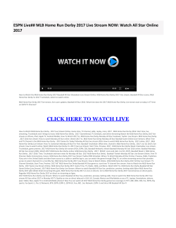 ESPN Live## MLB Home Run Derby 2017 Live