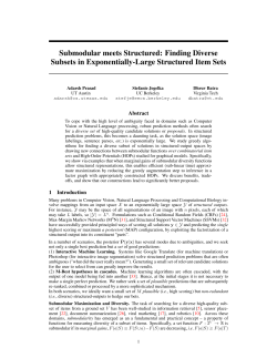 Submodular meets Structured: Finding Diverse Subsets in