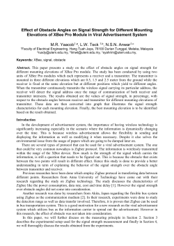Paper Template for ICEEA 2011 - Universiti Teknikal Malaysia