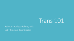 Trans* 101