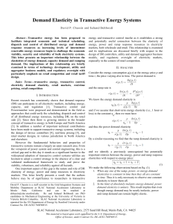 Demand Elasticity in Transactive Energy Systems