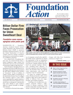 Billion-Dollar Firm Faces Prosecution for Union Sweetheart Deal