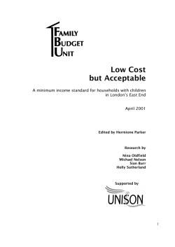 Low Cost but Acceptable