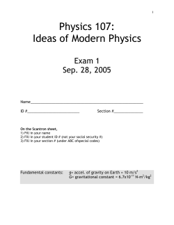 Exam 1