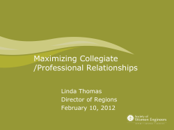 Collegiate Member - Society of Women Engineers