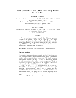 Hard Special Case and Other Complexity Results for SALBP