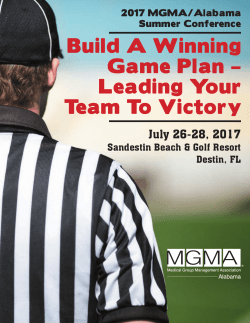 Build A Winning Game Plan &ndash; Leading Your Team To Victory