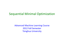 Sequential Minimal Optimization