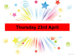 23rd - Bellahouston Academy