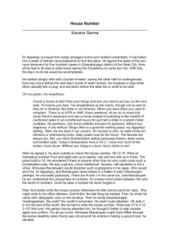 House Number - Literary Voices of India