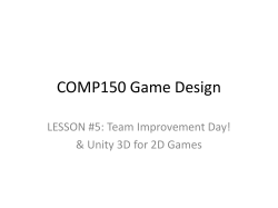 COMP150 Game Design