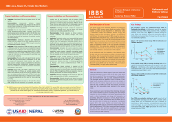 2011 Round IV Fact Sheet Kathmandu and Pokhara Valleys IBBS