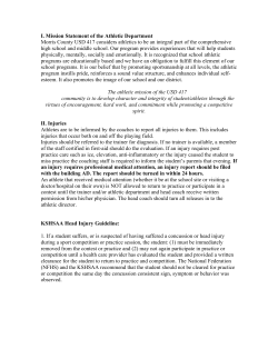 Coaches Handbook - Morris County USD 417