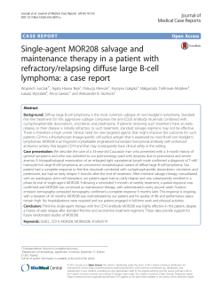 Single-agent MOR208 salvage and maintenance therapy in a