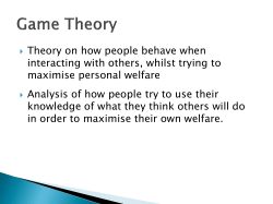 Game Theory